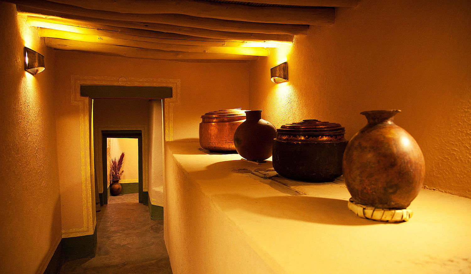Antiques at Stok heritage hotel in Ladakh
