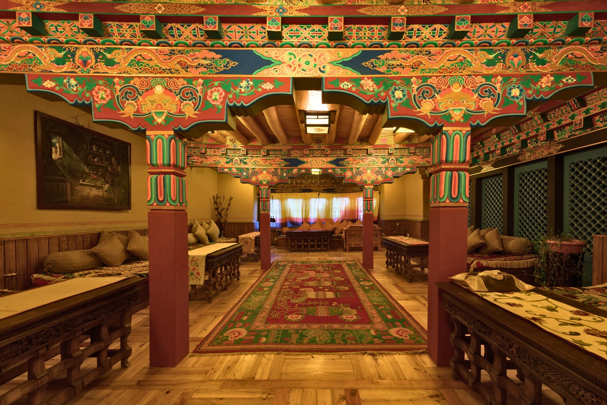 Ladakhi Dinner in Royal Kitchen or Living Room